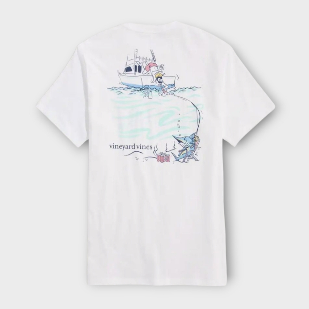 NWT Vineyard Vines Overboard Pocket Tee, Mens Small - Picture 2 of 2
